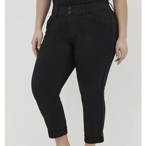 Torrid Twill Cropped Jeans